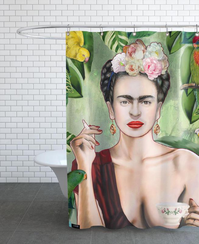 Frida Kahlo, Frida Con Amigos -Duschvorhang